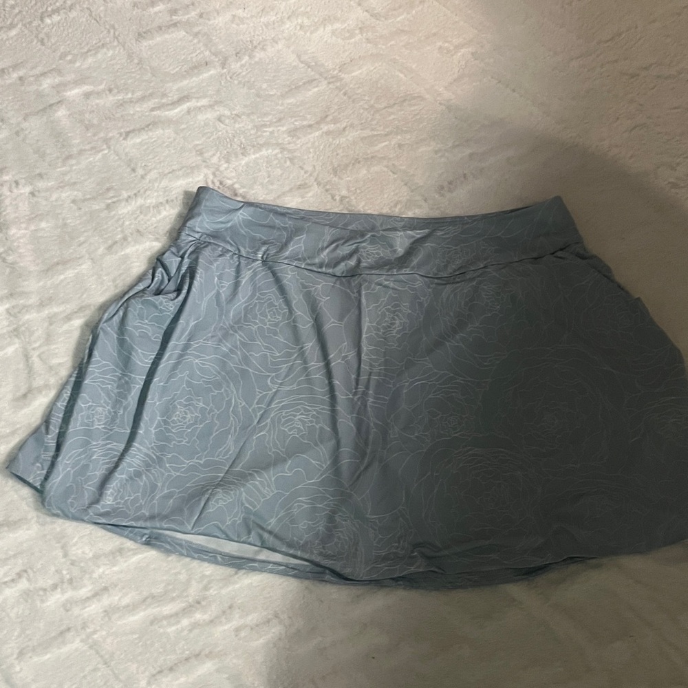 Adidas Light Blue Floral Skort